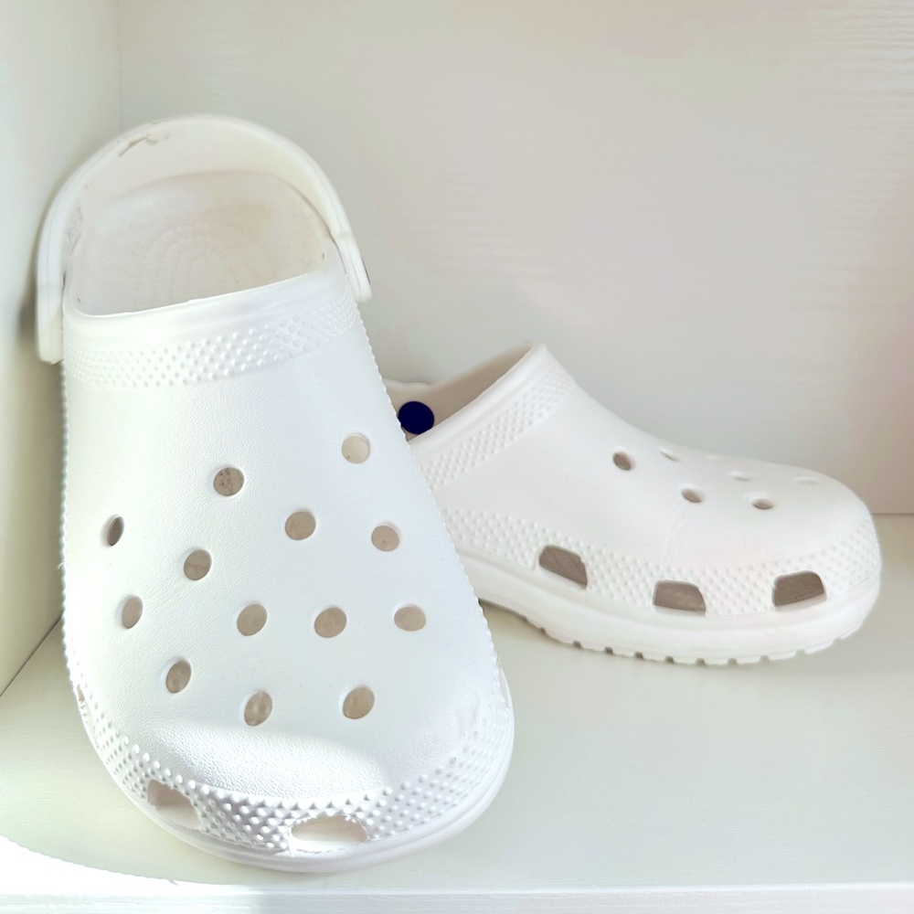White Crocs